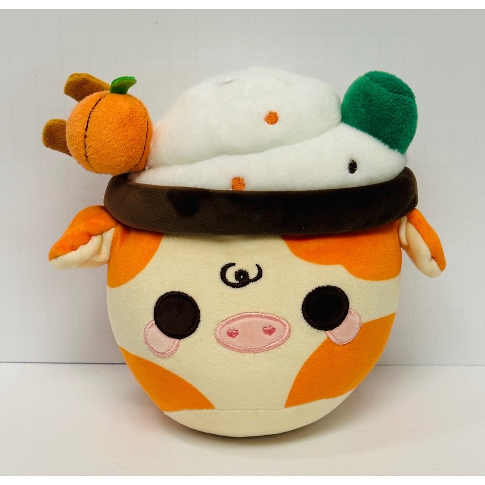Plushgoals Cuddle Barn Pumpkin Spice Mooshake Limited Edition 7" Stuffed Plush